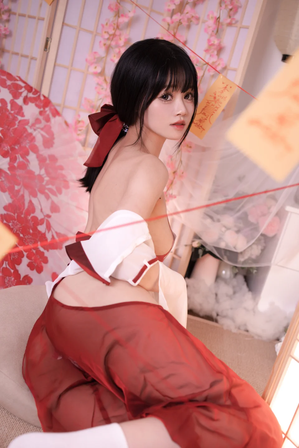 星黛鹿鹿 - No.010 祈福巫女 [56P-720MB] tg@simisebaisi 【丝足阁】024.webp